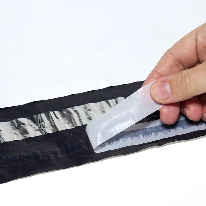 Vit e-handelspåse/postpåse premium tur och retur - 2