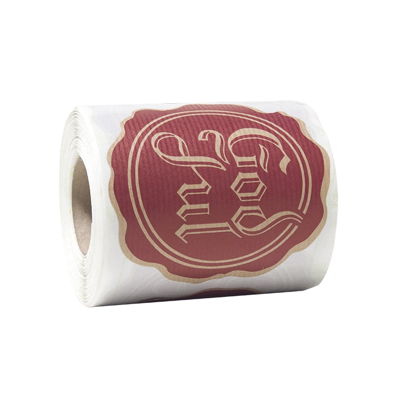 God jul sigill natur/röd - 2