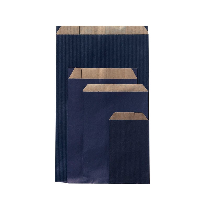 Plan papperspåse dark Blue - 1