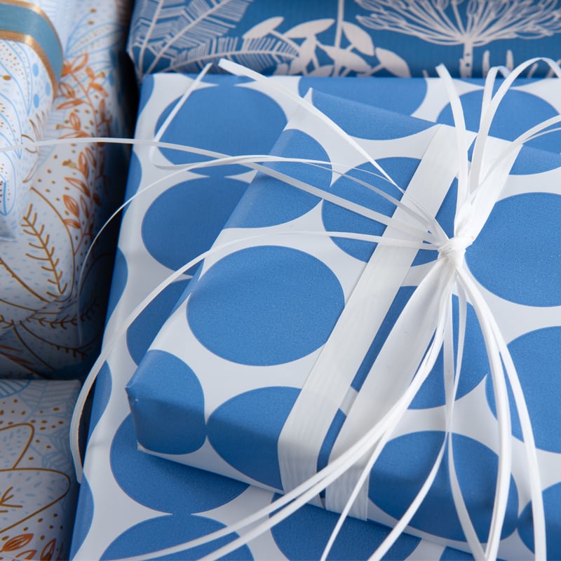 Presentpapper Aalborg dubbelsidigt ocean - 2