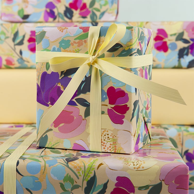 Presentpapper Abstract Flowers - 6