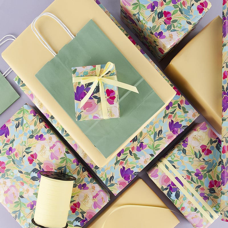 Presentpapper Abstract Flowers - 4