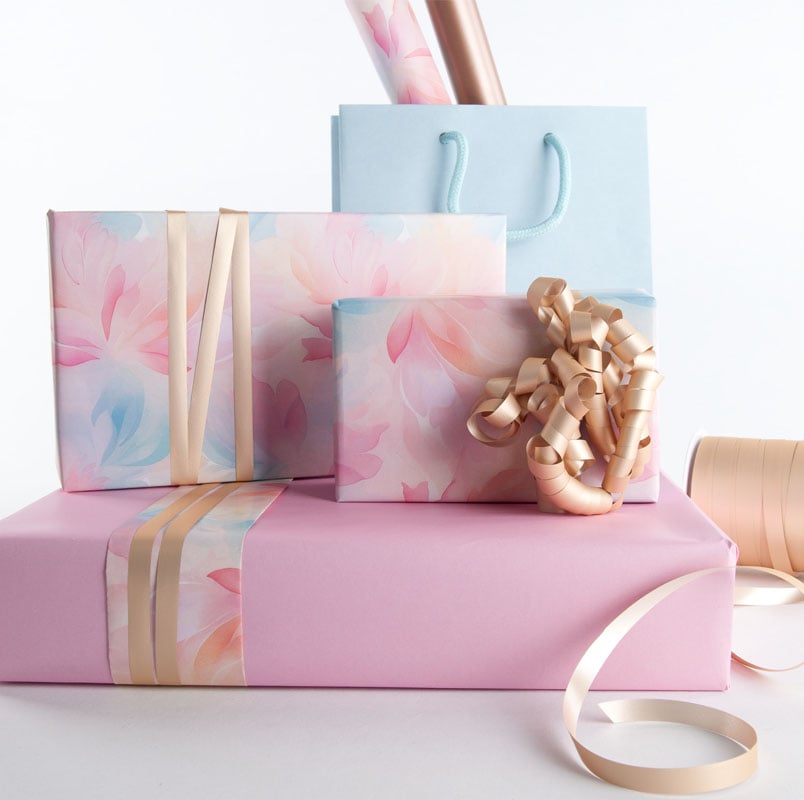 Presentpapper Akvarell - 3