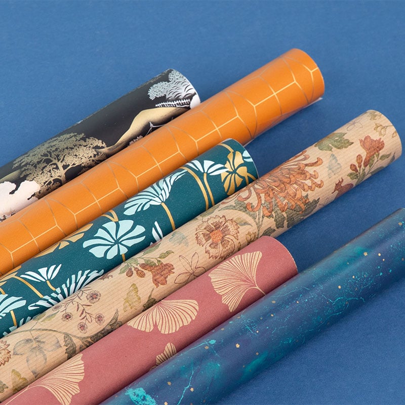 Presentpapper Harvest Gold - 3