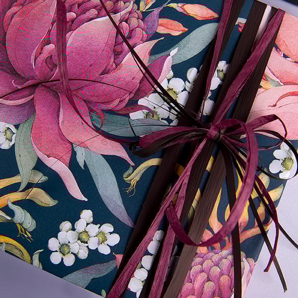 Presentpapper Australian Flowers - 3