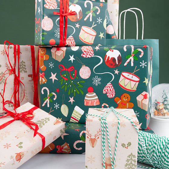 Julpapper Playful Christmas