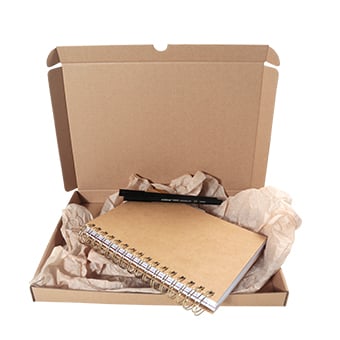 Bruna brevpack med låsning - varubrev - 2