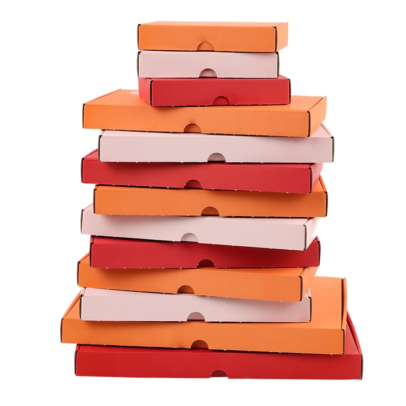 Orange brevpack med låsning - 2