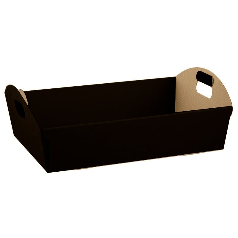 Presentbricka svart med handtag - 2