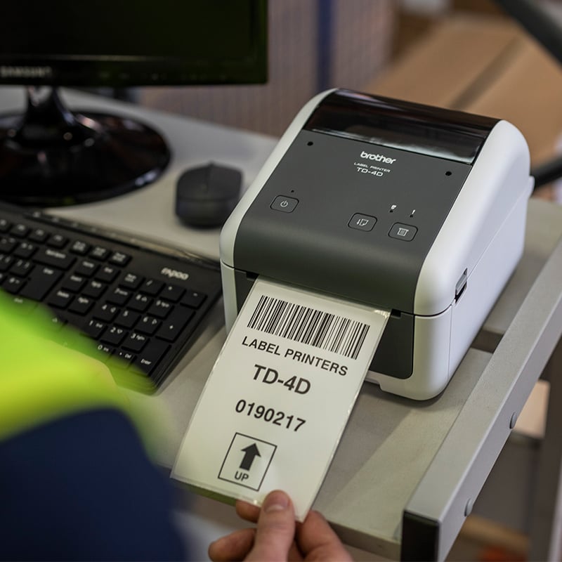 Etikettskrivare Brother TD-4210D - 2