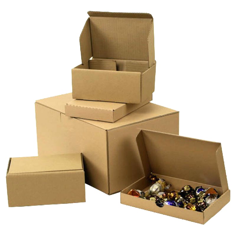 Bruna självlåsande lådor - 2