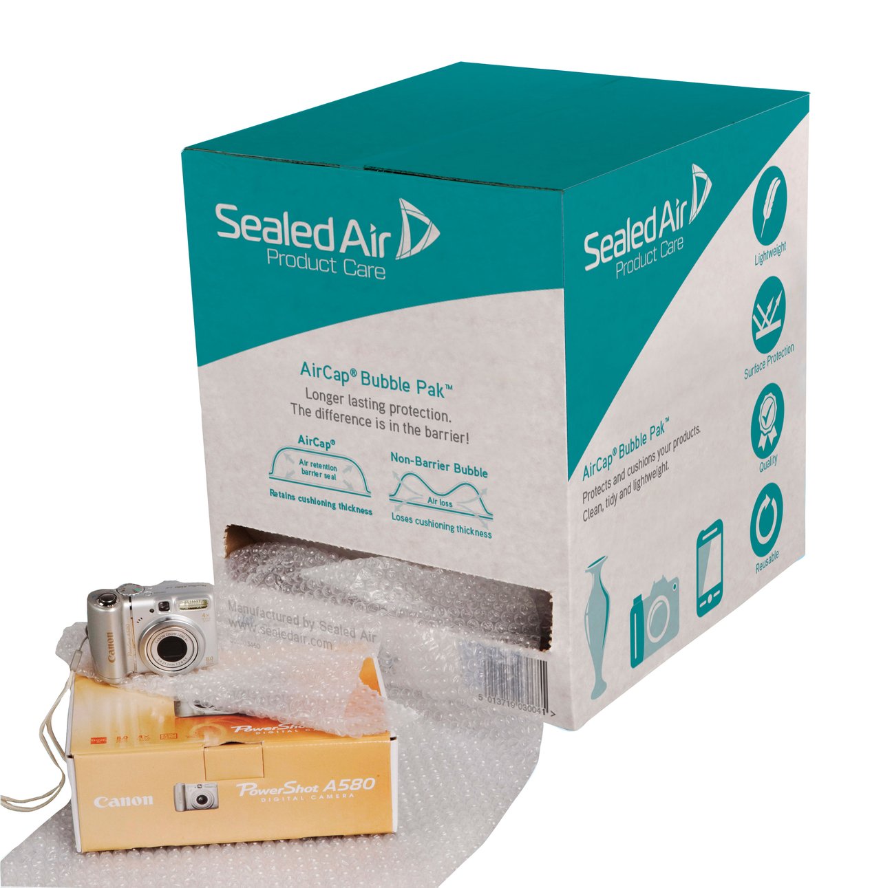 Bubbelplast i dispenserbox - 1