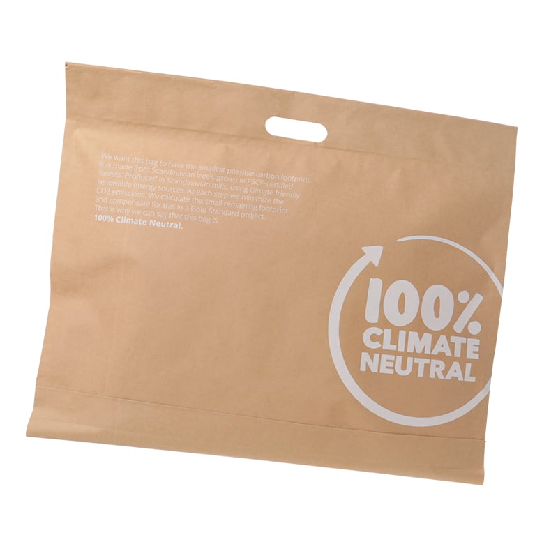 E-handelspåse papper CarryBag 100% Climate Neutral - 1