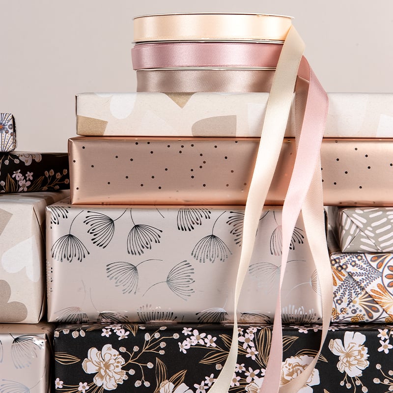 Presentpapper Amour black - 3