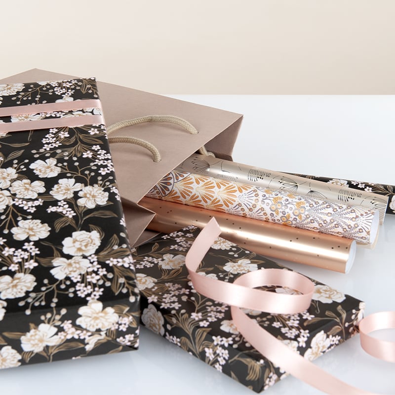 Presentpapper Amour black - 2