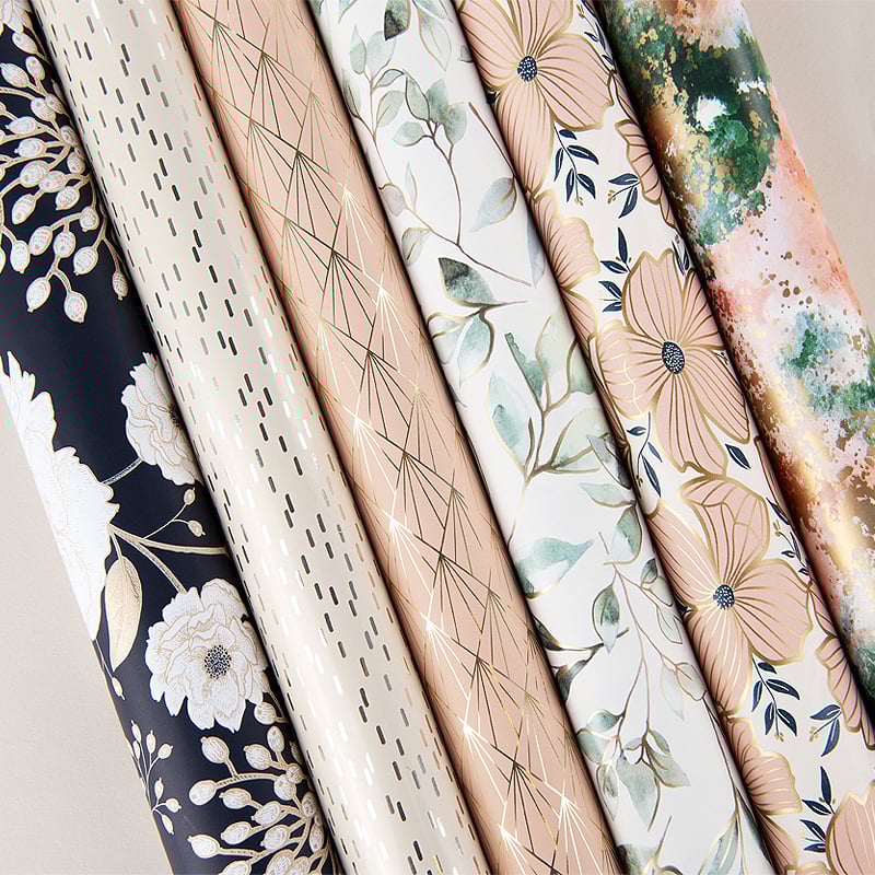 Presentpapper Sakura Gammelrosa - 5