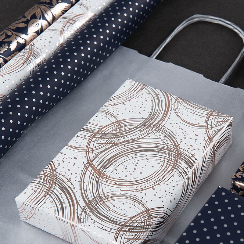 Presentpapper Circle Stars - 4