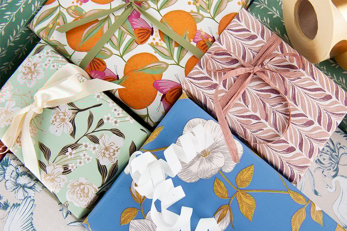 Presentpapper Amour green - 4