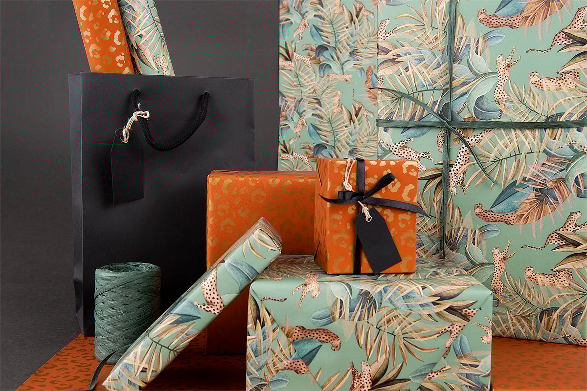 Presentpapper Copper Leo - 2