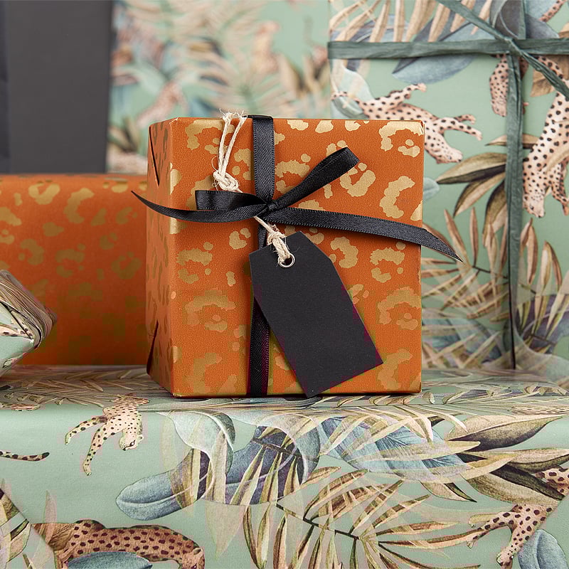 Presentpapper Copper Leo