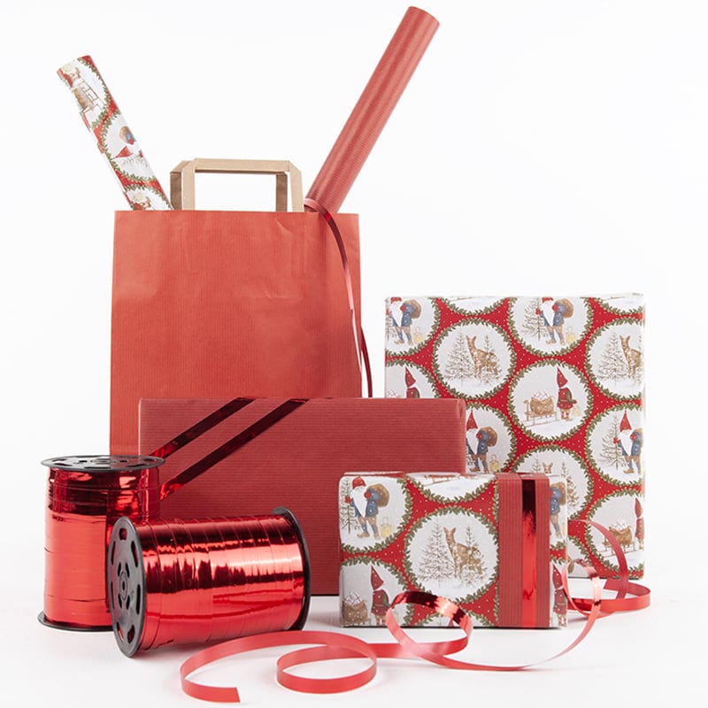 Presentband metallic röd - 3