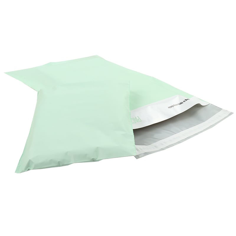 Grön e-handelspåse/postorderpåse "Fresh Green" - 1