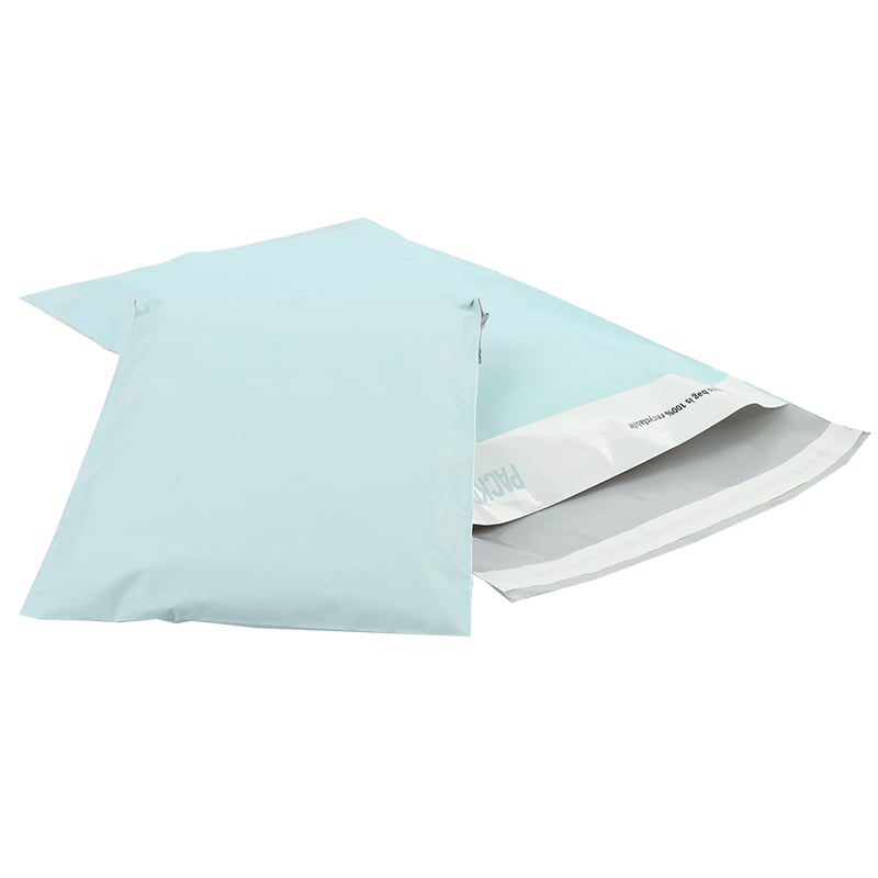 Blå e-handelspåse/postorderpåse "Miami Blue" - 1