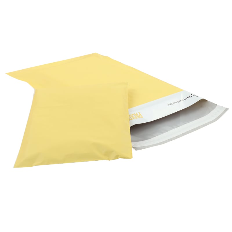 Gul e-handelspåse/postorderpåse "Sorbet Yellow" - 1