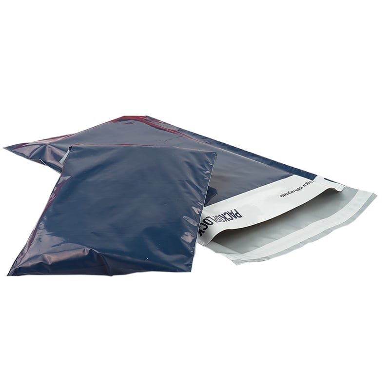 Mörkblå e-handelspåse/postorderpåse "Denim Blue" - 1