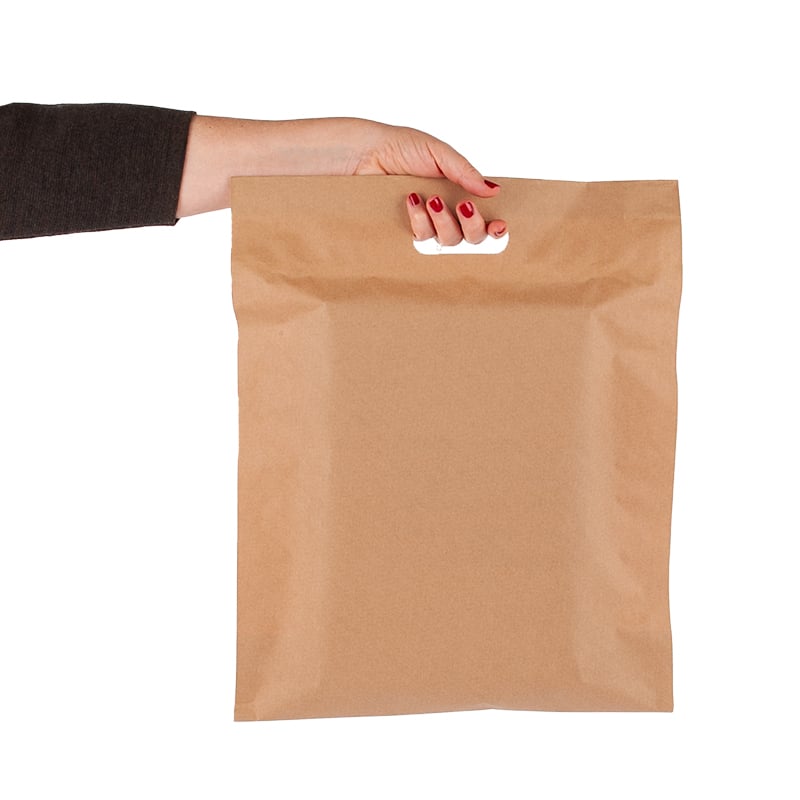 E-handelspåsar i papper med handtag - 1