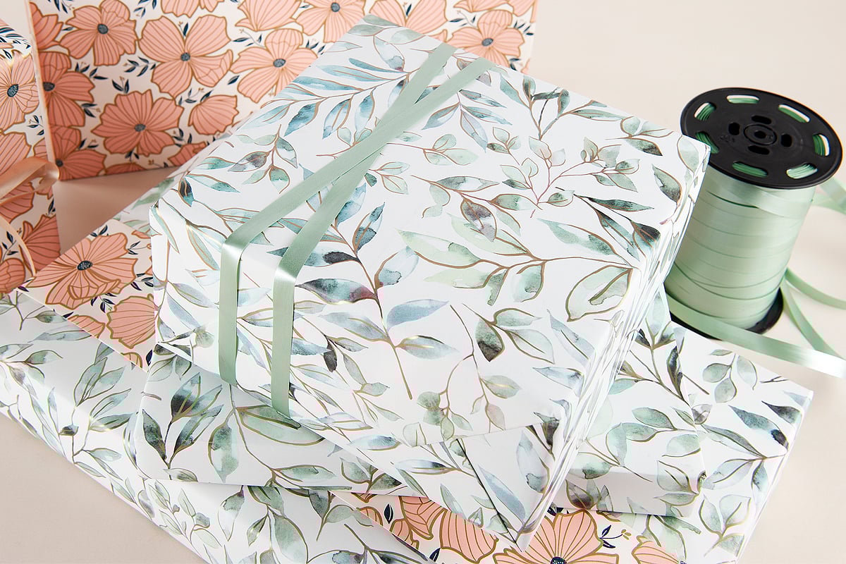 Presentpapper Elegant Leaves - 2