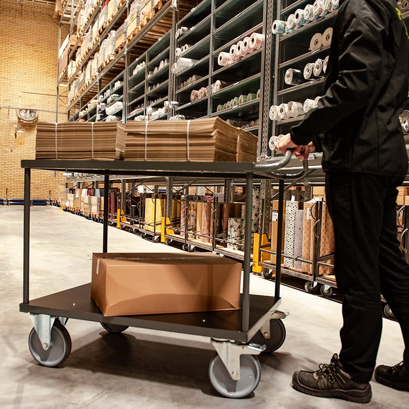 Plattformsvagn 2 hyllplan - 6