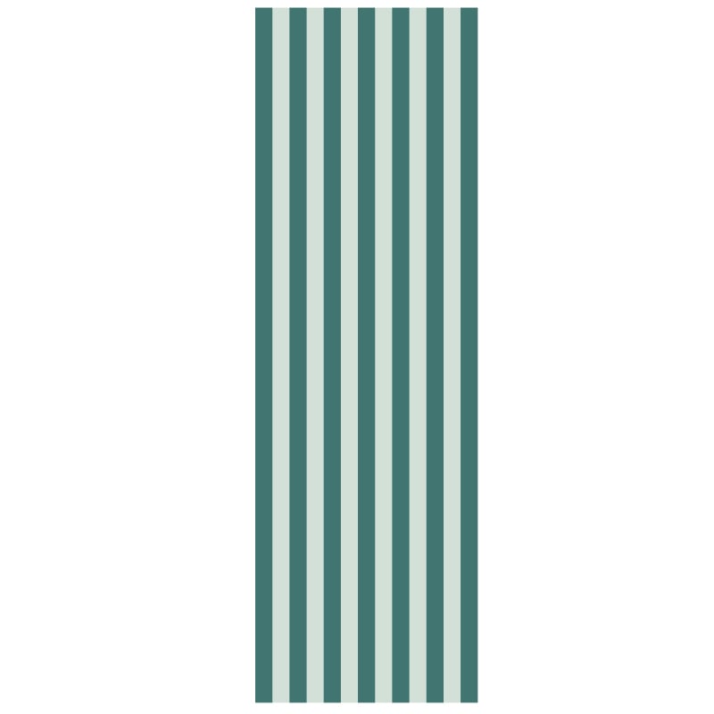Förslutningsetikett Fair Green striped - 1