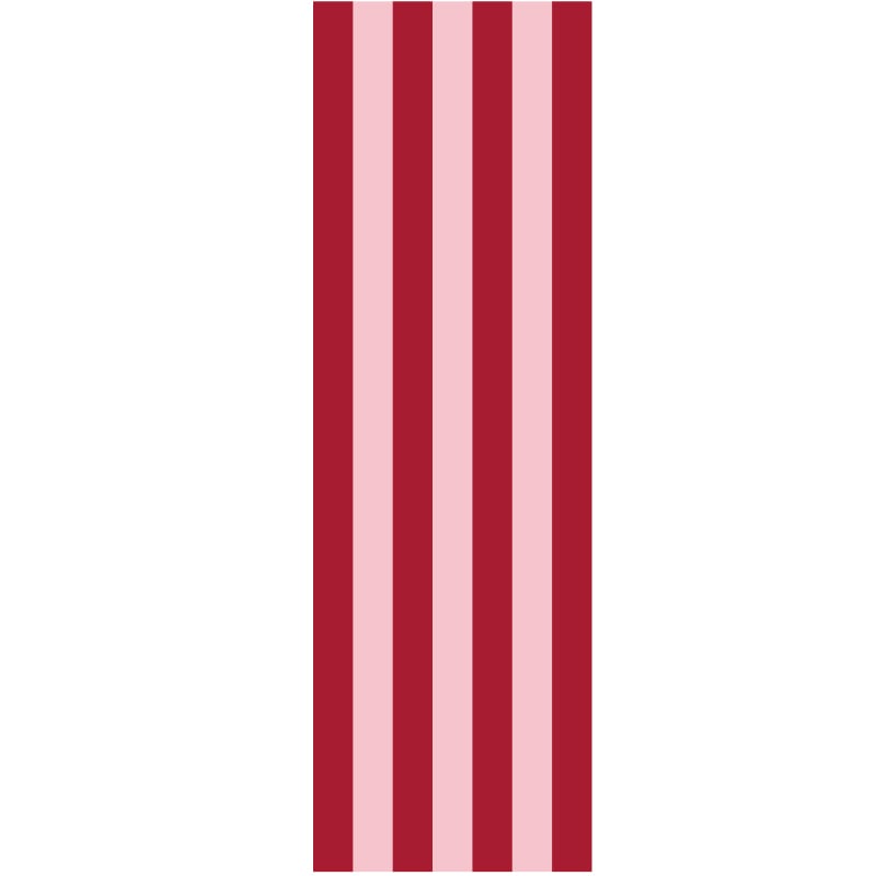 Förslutningsetikett French Rouge striped - 1