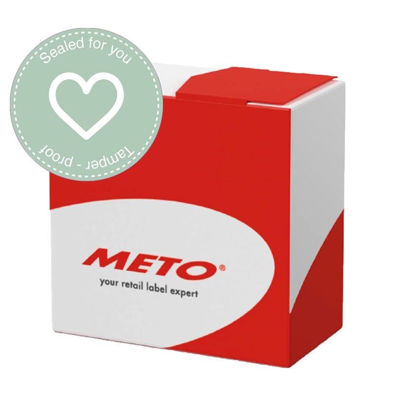 Förseglingsetikett rund Hjärta grön - 2