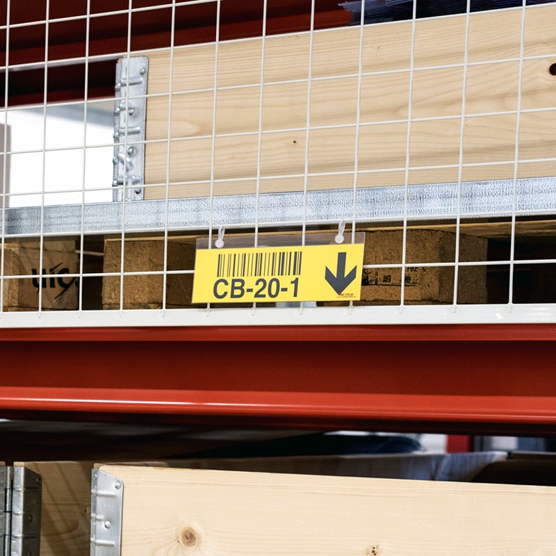 Etiketthållare för trådhylla - 1