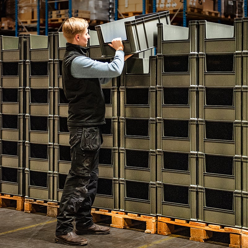 Nordahl plastback Euro öppen front - 2