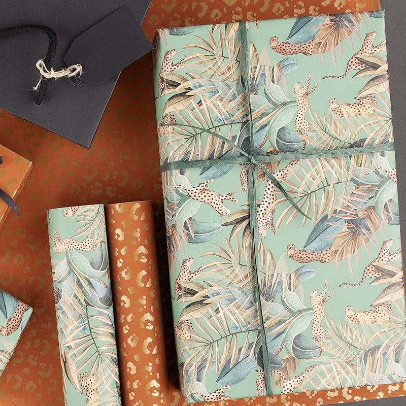 Presentpapper Exotisk Djungel - 2