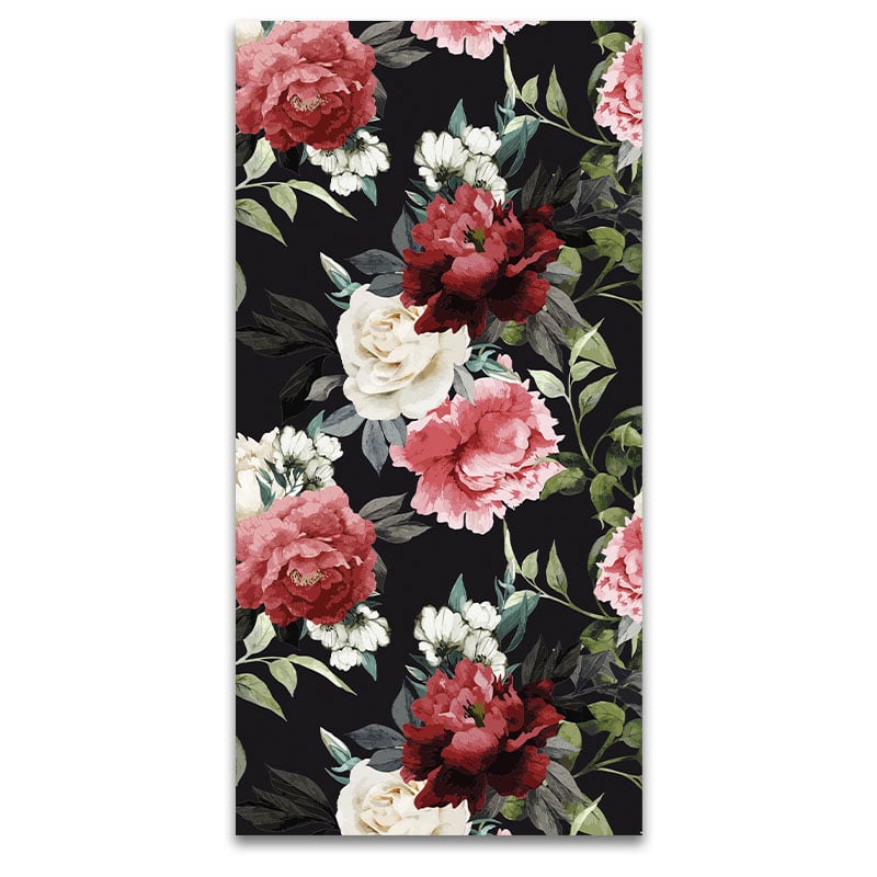 Förslutningsetikett Wild Bouquet svart - 2