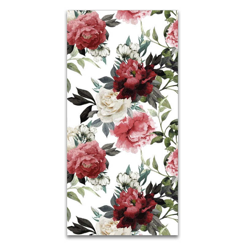 Förslutningsetikett Wild Bouquet vit - 5