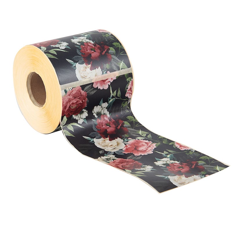 Förslutningsetikett Wild Bouquet svart - 3