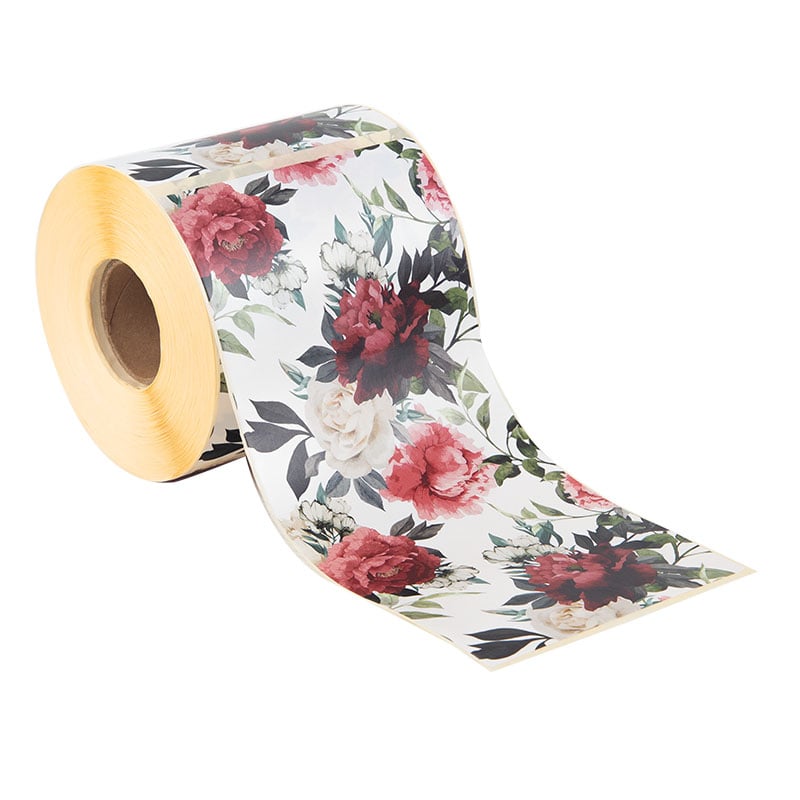 Förslutningsetikett Wild Bouquet vit - 3