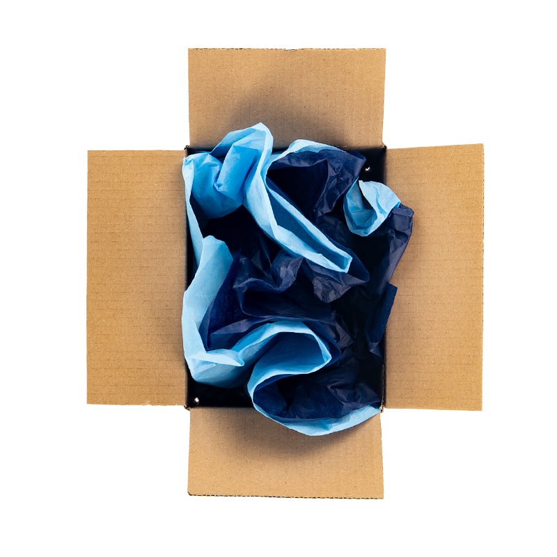 Färgat packpapper i härliga kulörer - 3