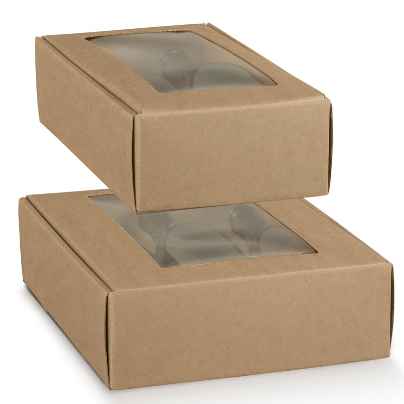 Flasklåda med fönster liggande natur - 1