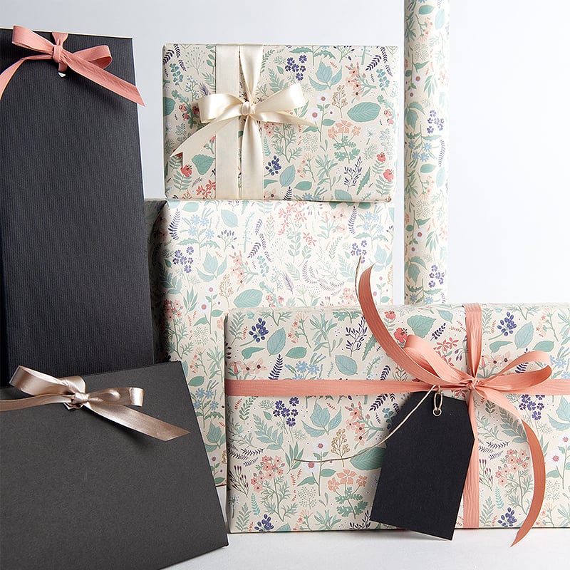 Presentpapper Flowergarden - 3