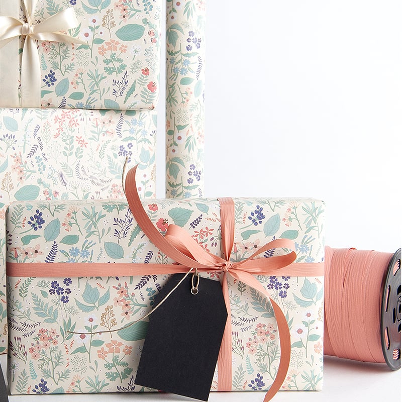 Presentpapper Flowergarden - 4