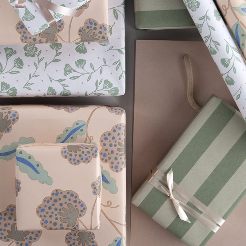 Presentpapper Flowerleaf - 4