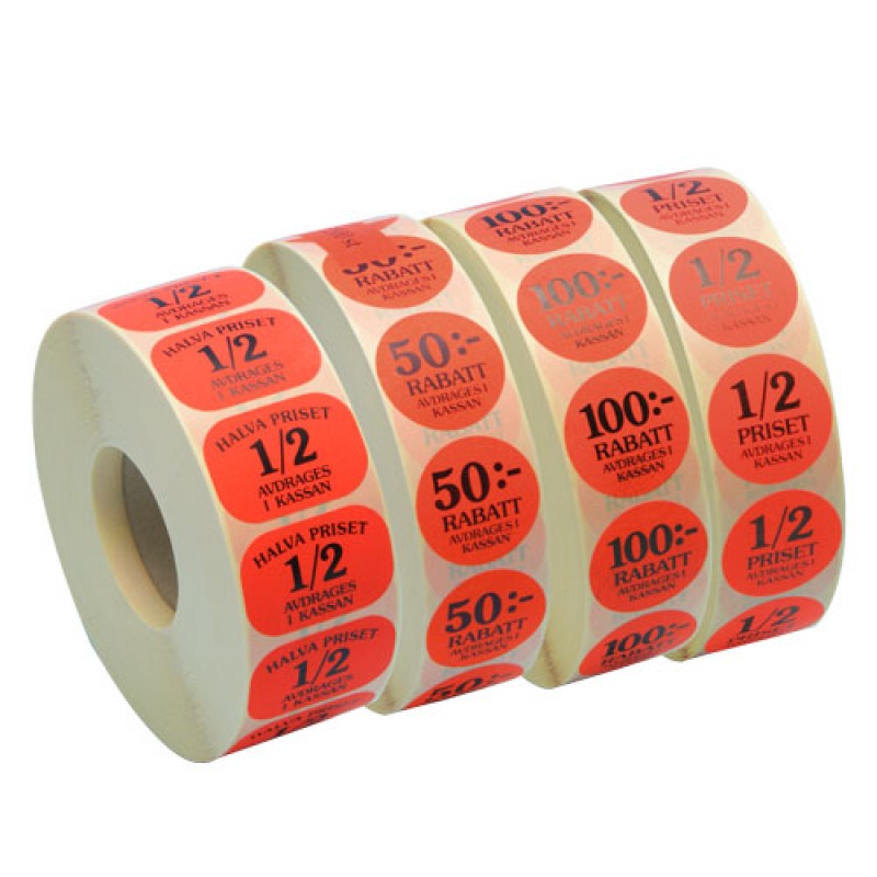 Etikett för prissänkta varor - 1