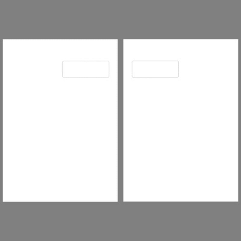 Laserark med självhäftande etikett - 1