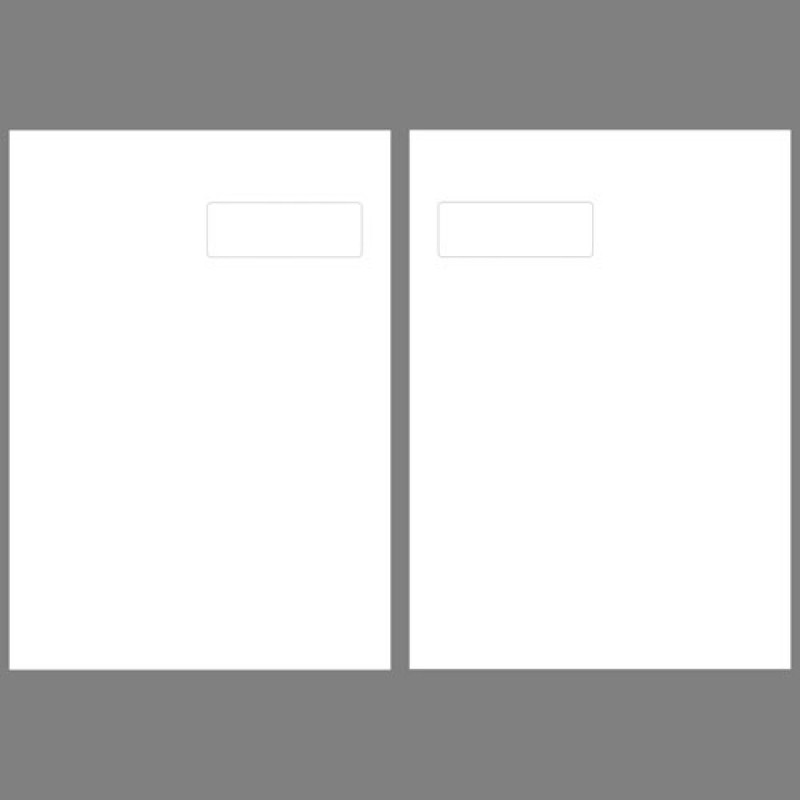 Laserark med självhäftande etikett - 1